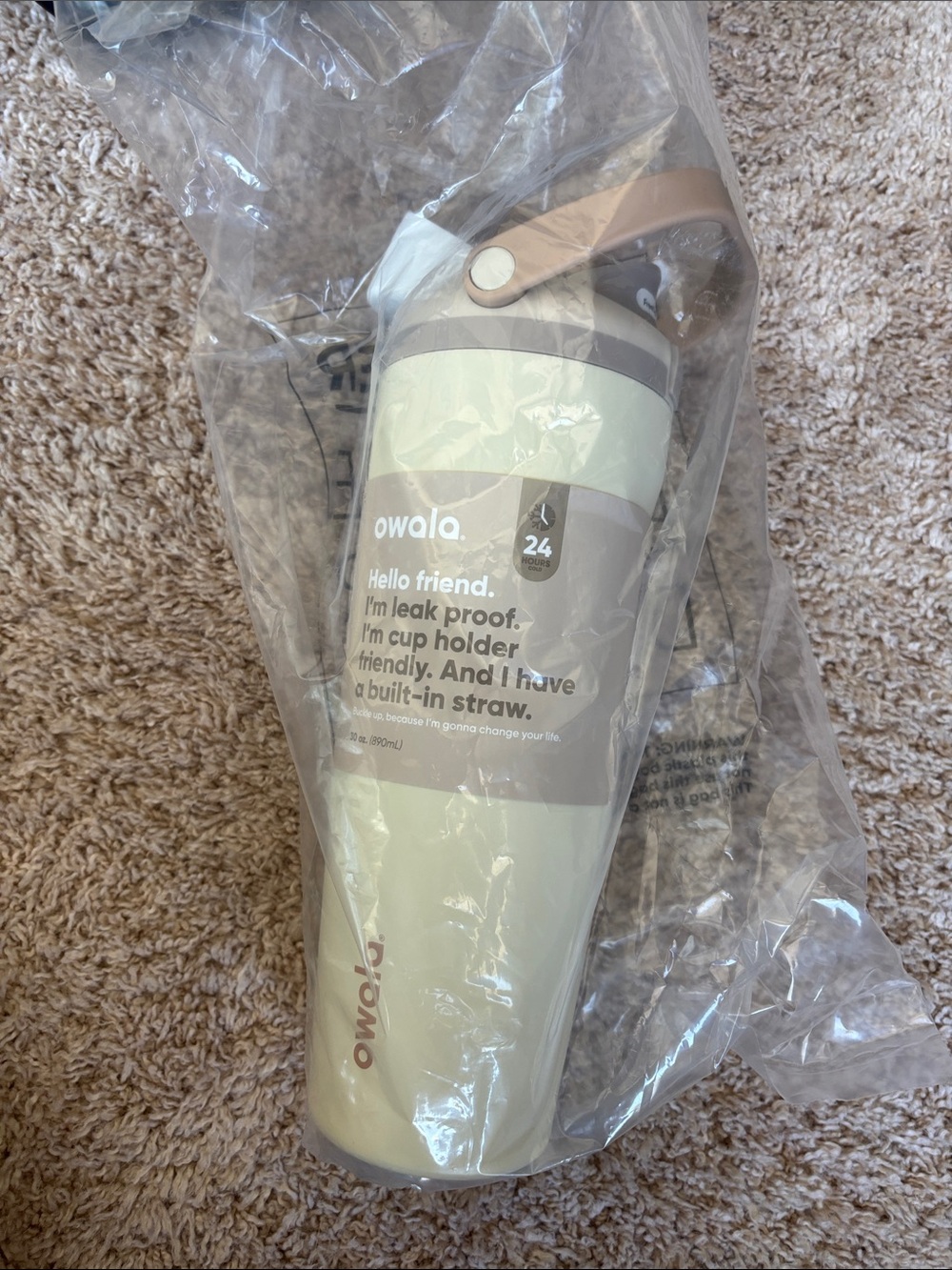 Owala Double-Insulated Water Bottle with owala cooler - NEW - Picture 2 of 4